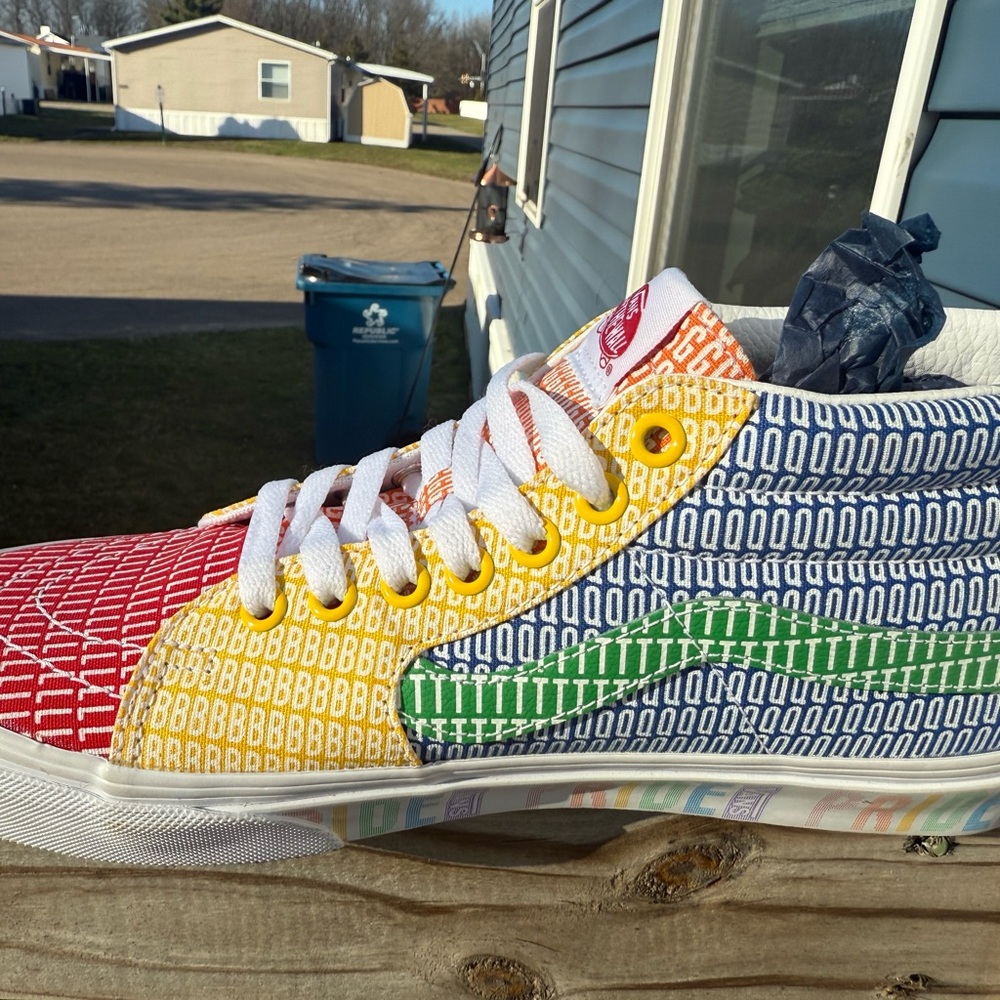 Vans Multicolor Patterned High-Tops - Picture 2 of 3